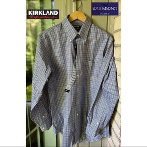 Kirkland Signature — Men’s Long Sleeve Shirt • Camisa manga larga para hombres •